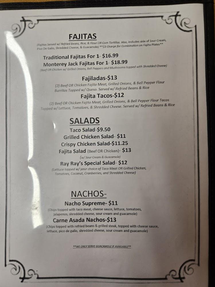 Ray Ray's Menu image 1